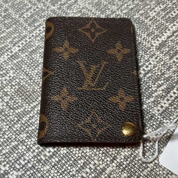 Louis Vuitton Handbags - 180.  Louis Vuitton Monogram Porte Cartes Snap Card Case w/COA